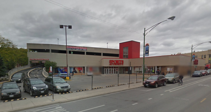 Sports Authority, which filed for bankruptcy, will sell all of its property and likely close. This is a large parcel that could be TOD because it's near the Belmont Red/Brown Line station.