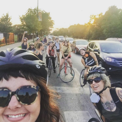 A local FWOD ride gets rolling. FWOD Chicago