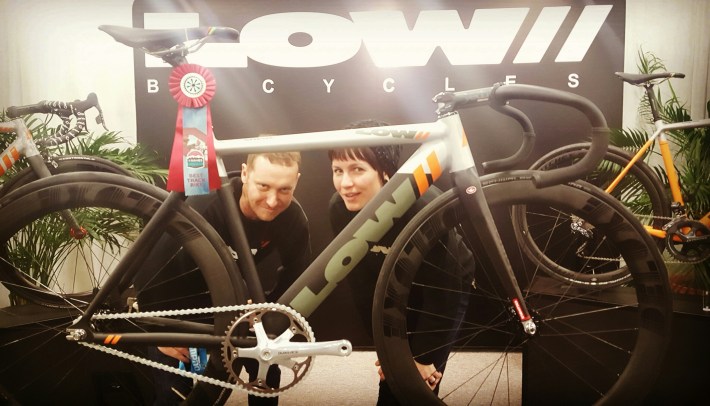 Low bicycles' Andrew Low and Kelly Koehler Gorman. Photo: Coco Johnson