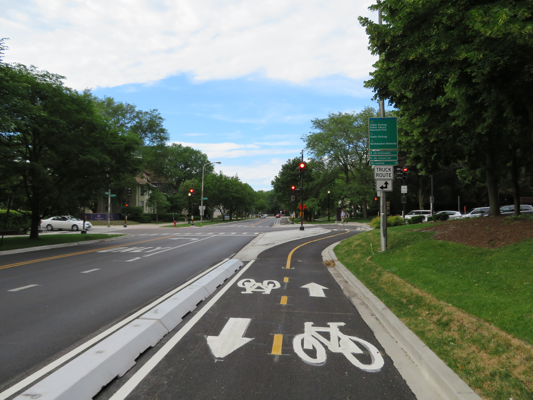 Bike lane. Park Lane Street Road. Way for Bike on way. - Turning car Lanes into Bike Lanes.