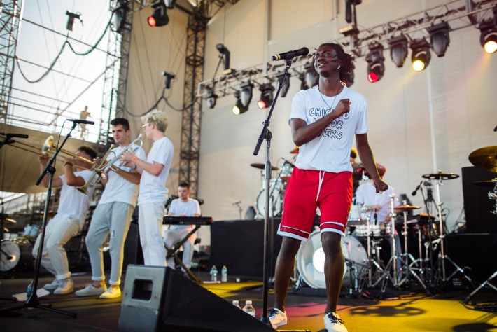 Ric Wilson performs at Northerly Island. Photo: New Belgium