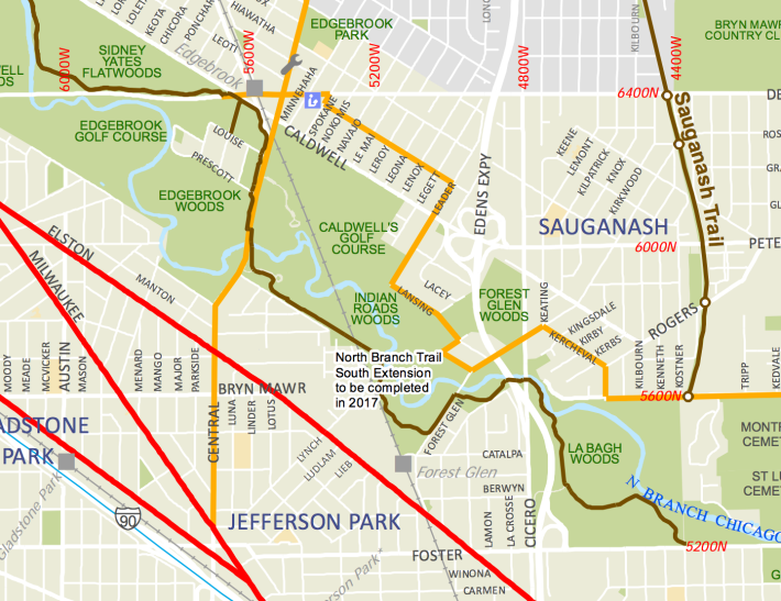 Guess they can take out the "to be completed" part in the next edition of the Chicago Bike Map. Image: CDOT