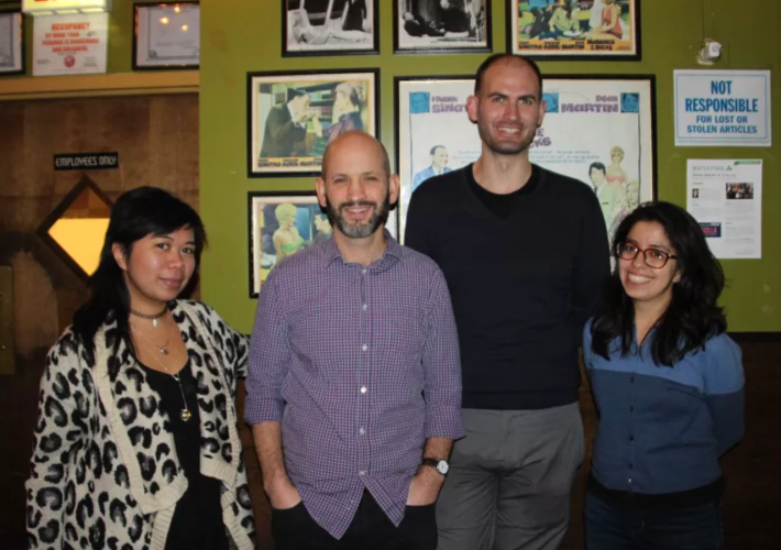 Streetsblog writers Jean Khut, John Greenfield, Steven Vance, and Lynda Lopez.