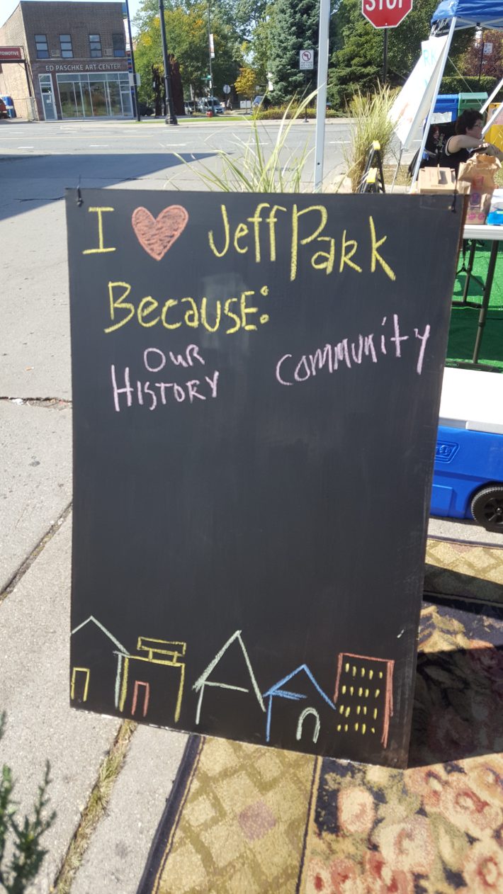 Parking day in Jefferson Park