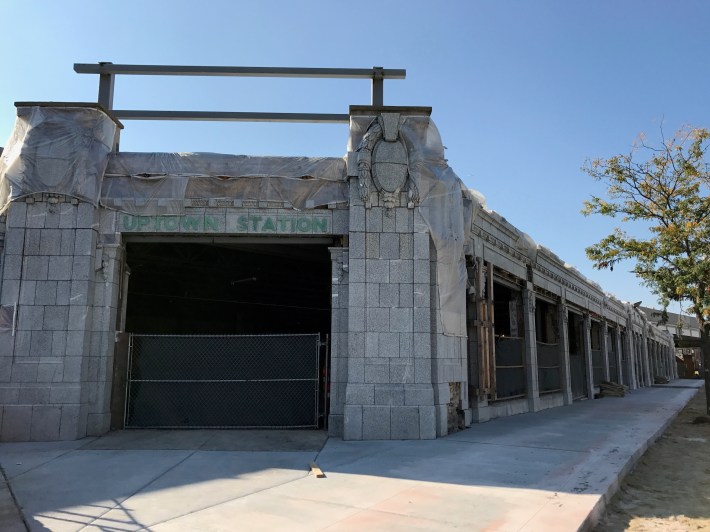 The historic Gerber building is currently being restored. Photo: John Greenfield