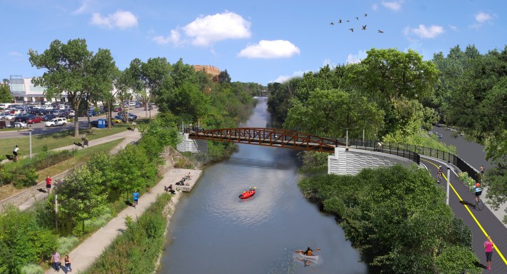 Rendering of the bridge. Image: CDOT