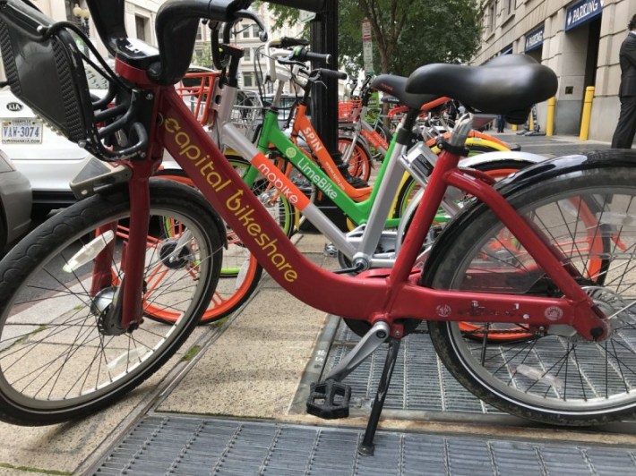 Various types of bike-share available in D.C. Photo: Greater Greater Washington