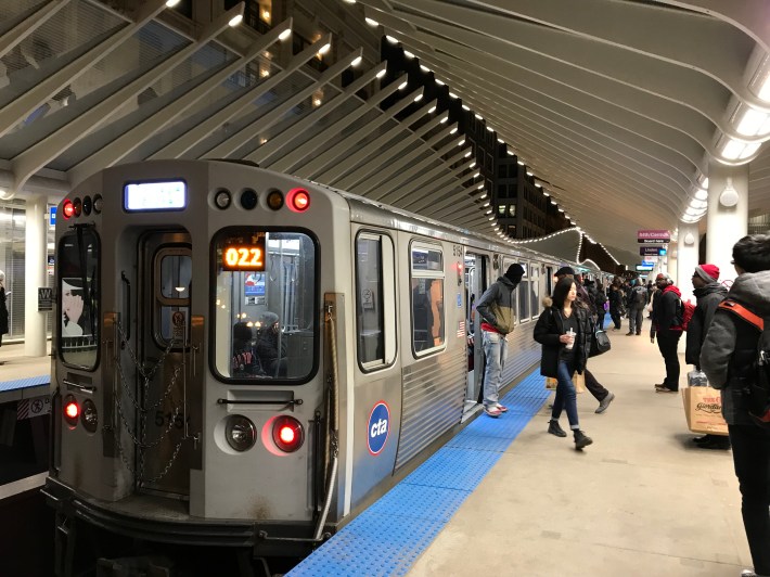 The Washington-Wabash station. Photo: John Greenfield