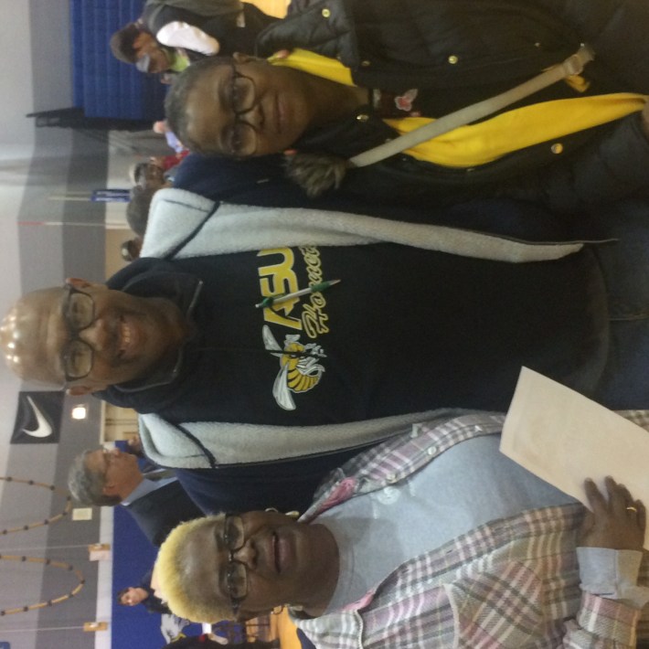 Deloris Lucas, Jemes Marshall Jr., and Fatimah Al-Nurridin. Photo: James Porter