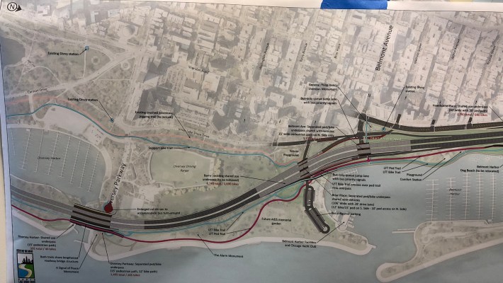 Design proposal around Diversey and Belmont harbors.