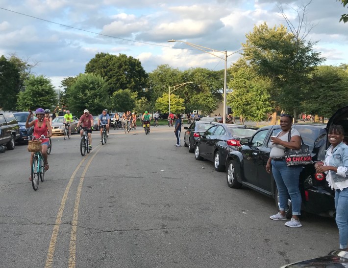 The ride passes through Douglas Park. Photo: John Greenfield