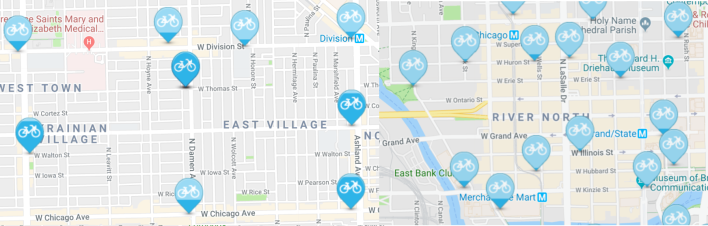 Ukrainian Village and River North both already have good or excellent station density.