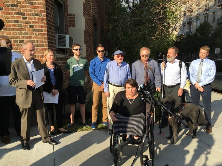 Tamley speaks at this morning's event. Photo: CDOT