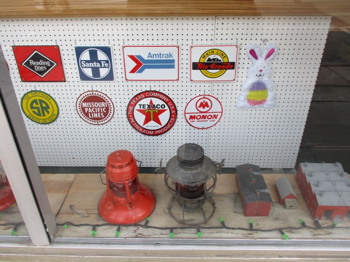 Railroad memorabilia in Antioch. Photo: Katherine Hodges