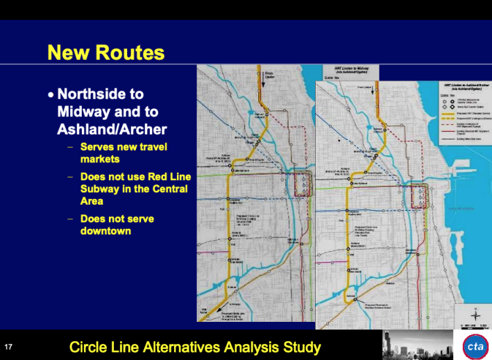 Ten years ago, the CTA crafted some ideas for a north-south train route.