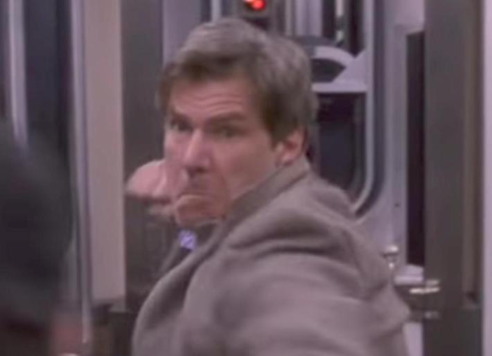 Harrison Ford in "The Fugitive."