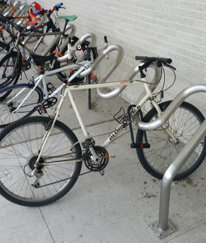 The new racks at the Jeff Park transit center. Photo: CTA