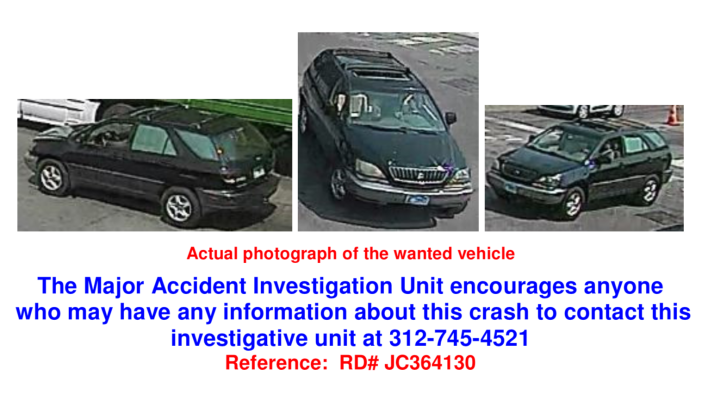 Surveillance images of the SUV. Image: CPD