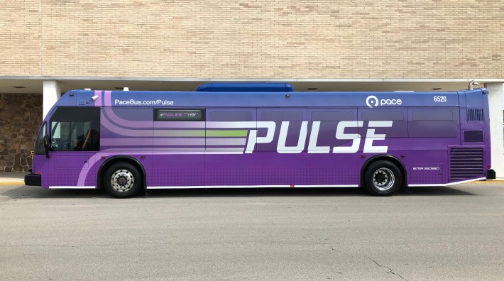 One of the Pulse branded buses.