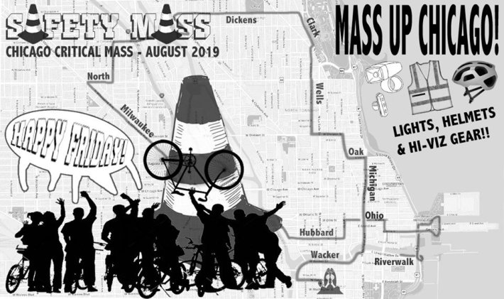 The Critical Mass route map.