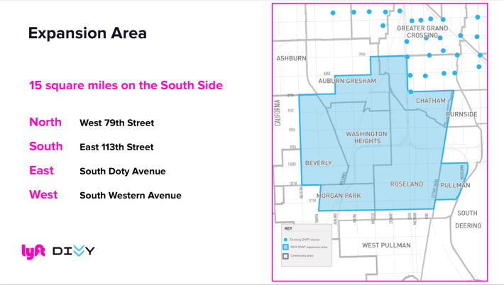 The initial expansion area.