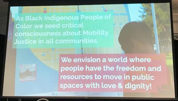 People for Mobility Justice vision