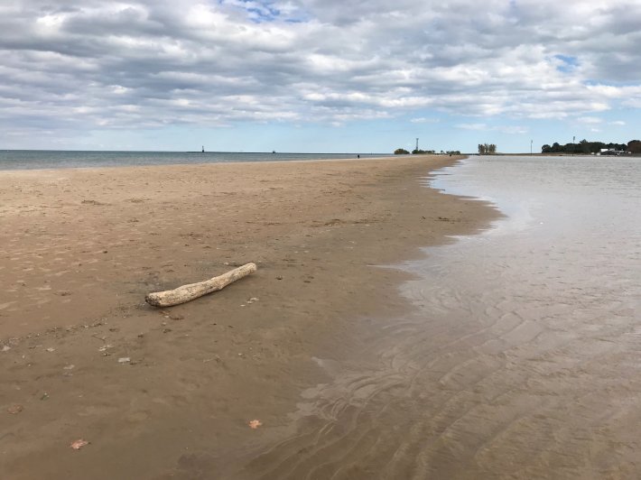 Montrose Beach, er, Isthmus. Photo: John Greenfield