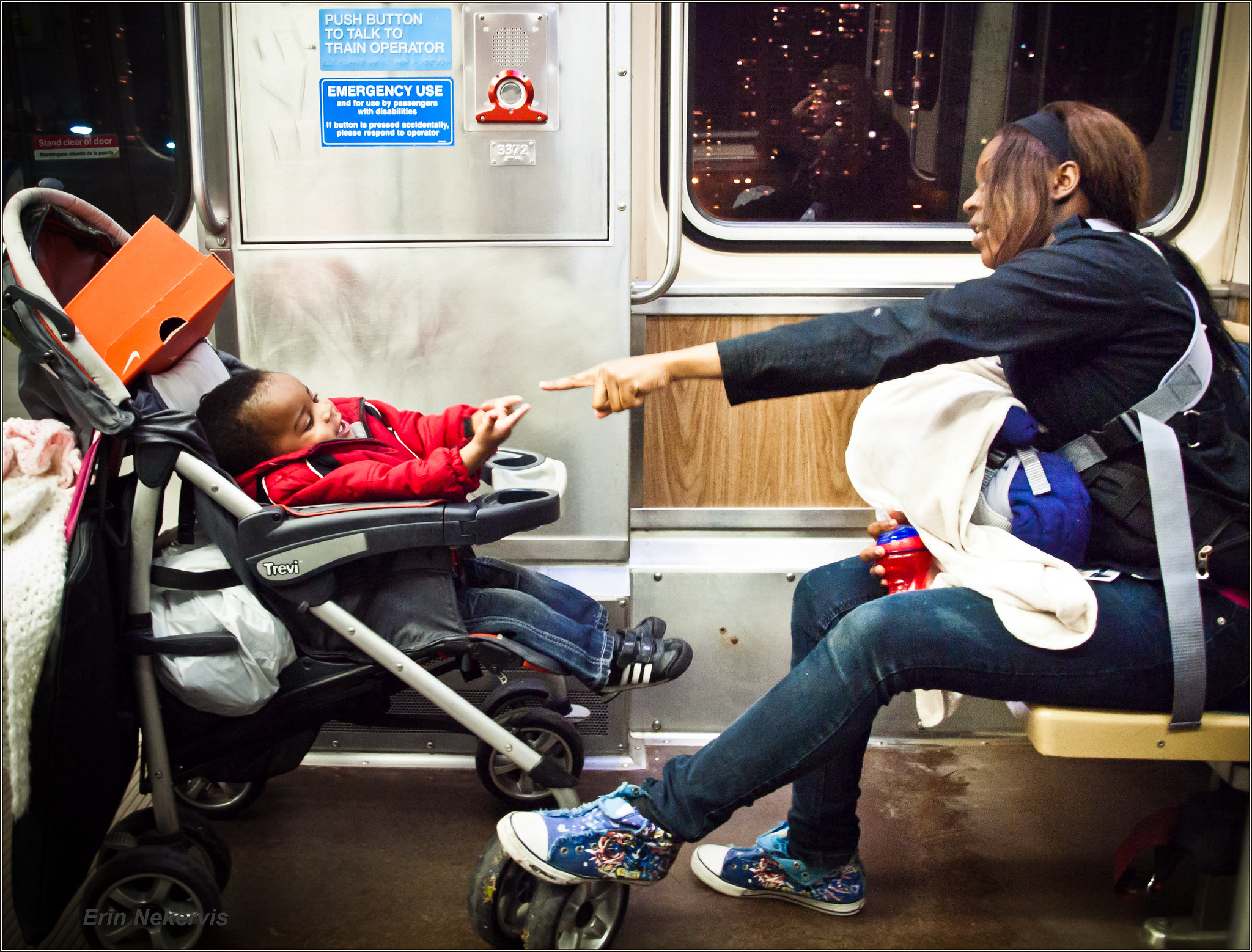 Should the CTA do more to accommodate families with small children in strollers Streetsblog Chicago