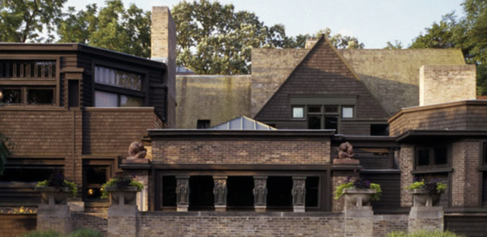 Frank Lloyd Wright's home and studio.