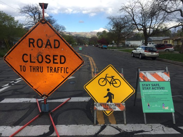 An open street in Salt Lake City. Photo: Luke Garrott