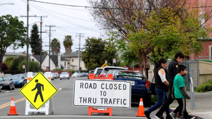 A Slow Street in Oakland. Photo via Alameda Times