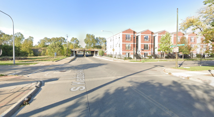 The 1100 block of South Kedzie, where a man, 62, was Fatally struck. Image: Google Maps