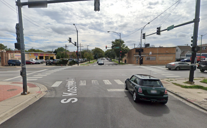 The intersection of Kostner and Archer, looking south. Image: Google Maps