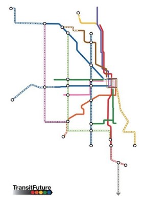 The Transit Future map.