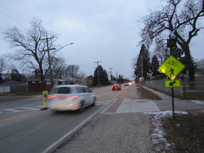 The trail crossing at Butterfield/Forest. Photo: Igor Studenkov