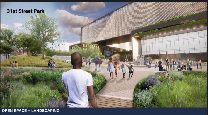 Rendering of part of 31st Street Park.Source: Chicago Department of Planning and Development