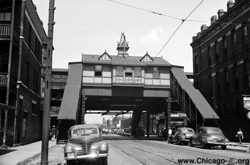 The original Damen Station. Photo: Charles E. Keevil