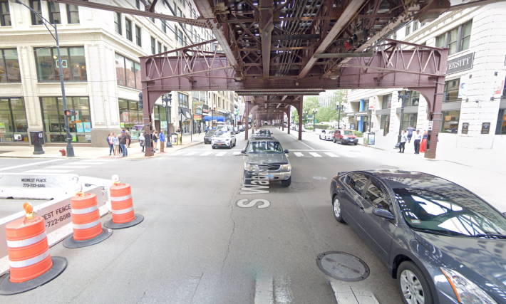 The 300 block of South Wabash, looking north. Image: Google Maps