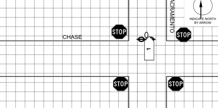 Diagram from the crash report.