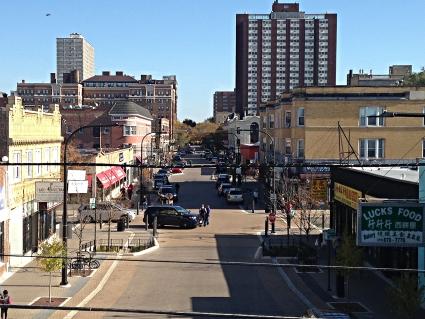 The argyle shared street. Photo: John Greenfield