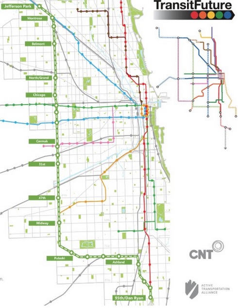 The Transit Future proposal for the Lime Line BRT route.