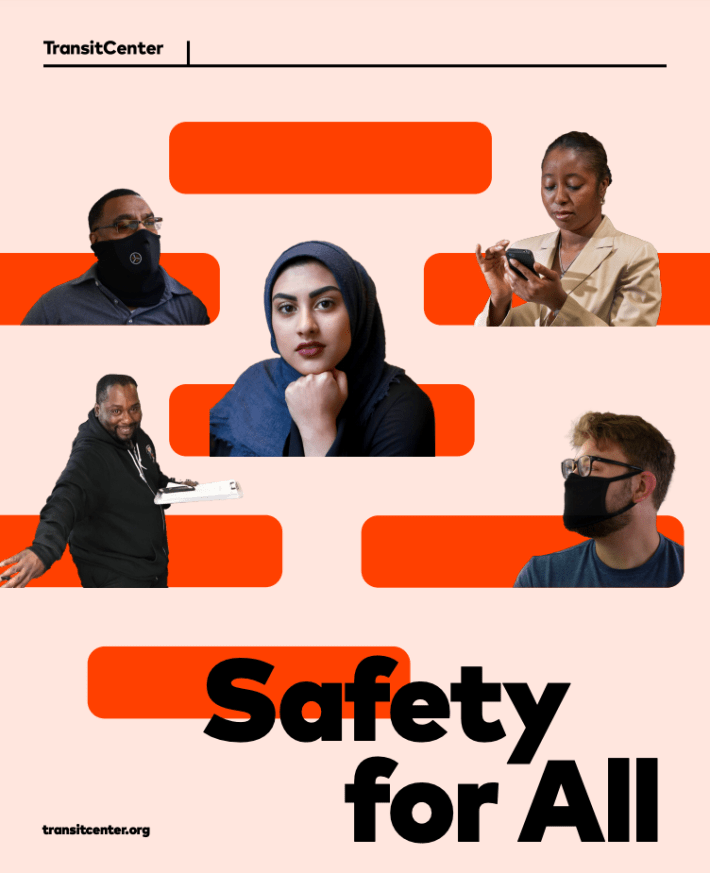 The cover of TransitCenter's "Safety for All" report.