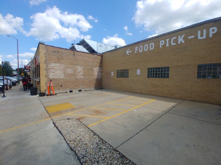 The entrance to the Rockwell Food Center. Photo: Marc Edler