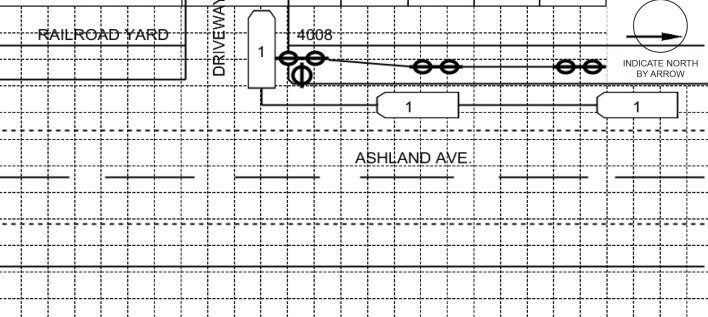 Diagram of the crash from the police report.