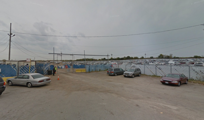 A city of Chicago auto pound at 10301 S. Doty Avenue, near Lake Calumet. Image: Google Maps