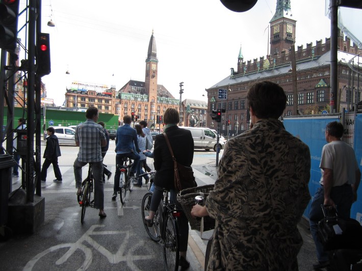 Biking in Copenhagen. Photo: John Greenfield