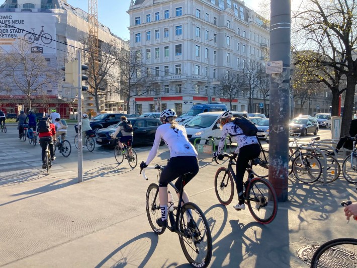 In Vienna, biking seemed totally mainstream. Photo: John Greenfield