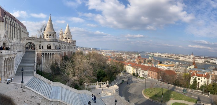 View from Buda Castle across the Danube River towards the Hungarian Parliament building in Pest. Photo: John Greenfield