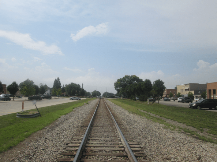 Single-track section of Illini/Saluki route in Manteno. Photo: Igor Studenkov