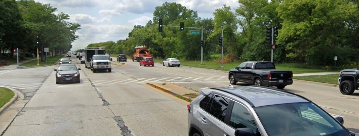 Looking west on Lake Cook Road. Image: Google Maps